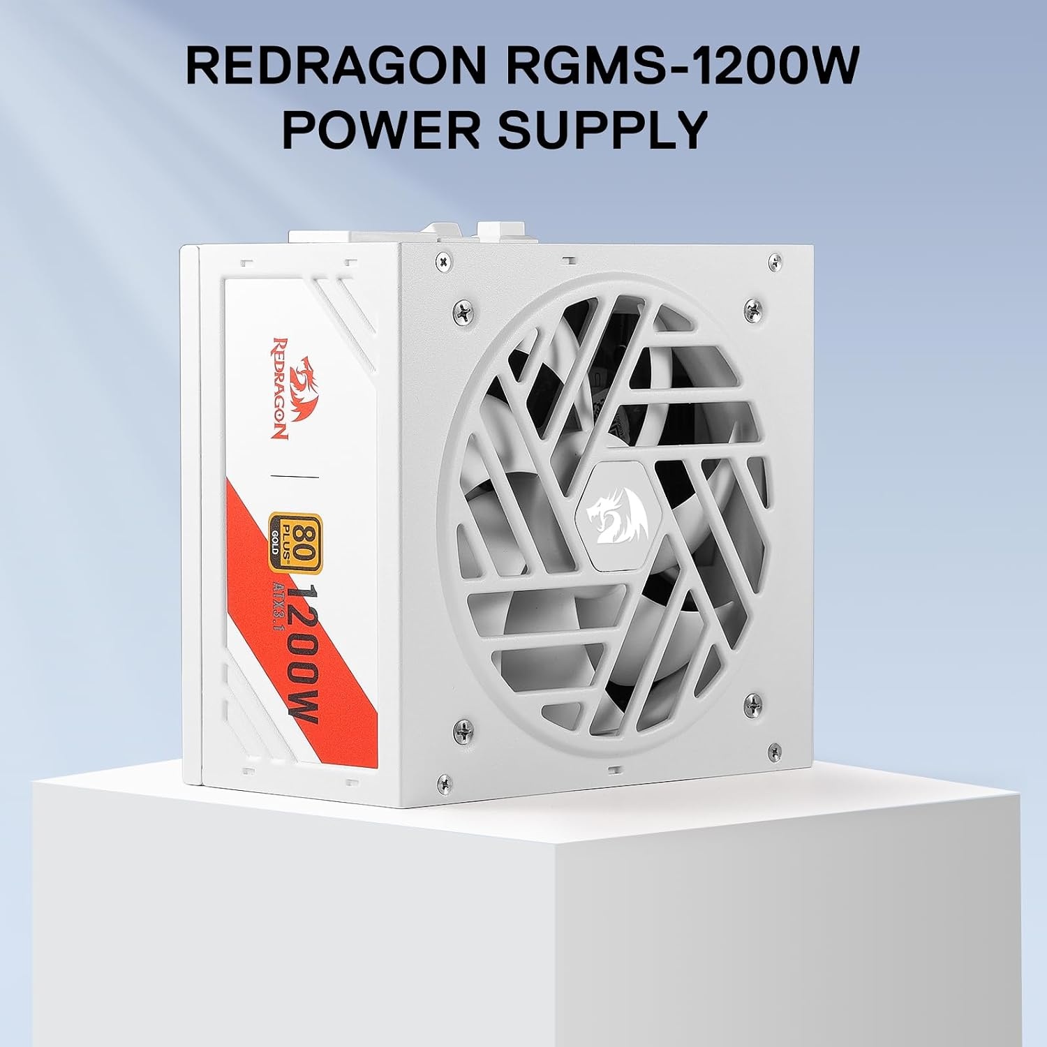 image:imageRedragon PSU017 80 Platinum 1000 Watt ATX 30 amp PCIe 50 Fully Modular Gaming Power Supply 80 Plus Certified 100 Japanese Capacitors amp Low Noise SmartECO Fan Fully Modular w12VHPWR CableATX 31 Gold WT