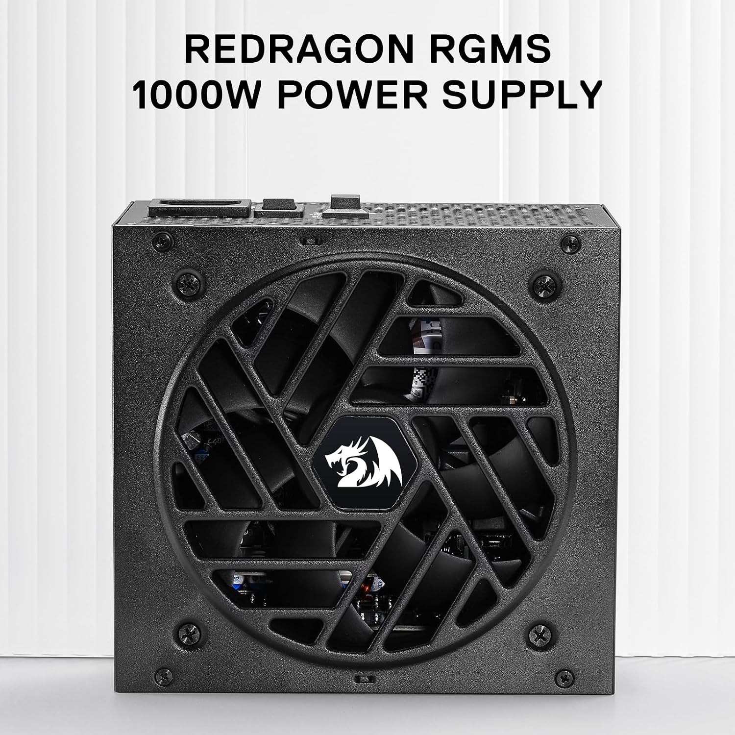 image:imageRedragon PSU017 80 Platinum 1000 Watt ATX 30 amp PCIe 50 Fully Modular Gaming Power Supply 80 Plus Certified 100 Japanese Capacitors amp Low Noise SmartECO Fan Fully Modular w12VHPWR CableATX 31 Gold BK