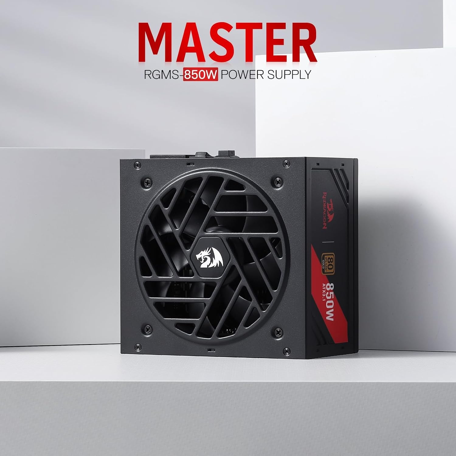 image:imageRedragon PSU017 80 Platinum 1000 Watt ATX 30 amp PCIe 50 Fully Modular Gaming Power Supply 80 Plus Certified 100 Japanese Capacitors amp Low Noise SmartECO Fan Fully Modular w12VHPWR CableATX 31 Gold BK