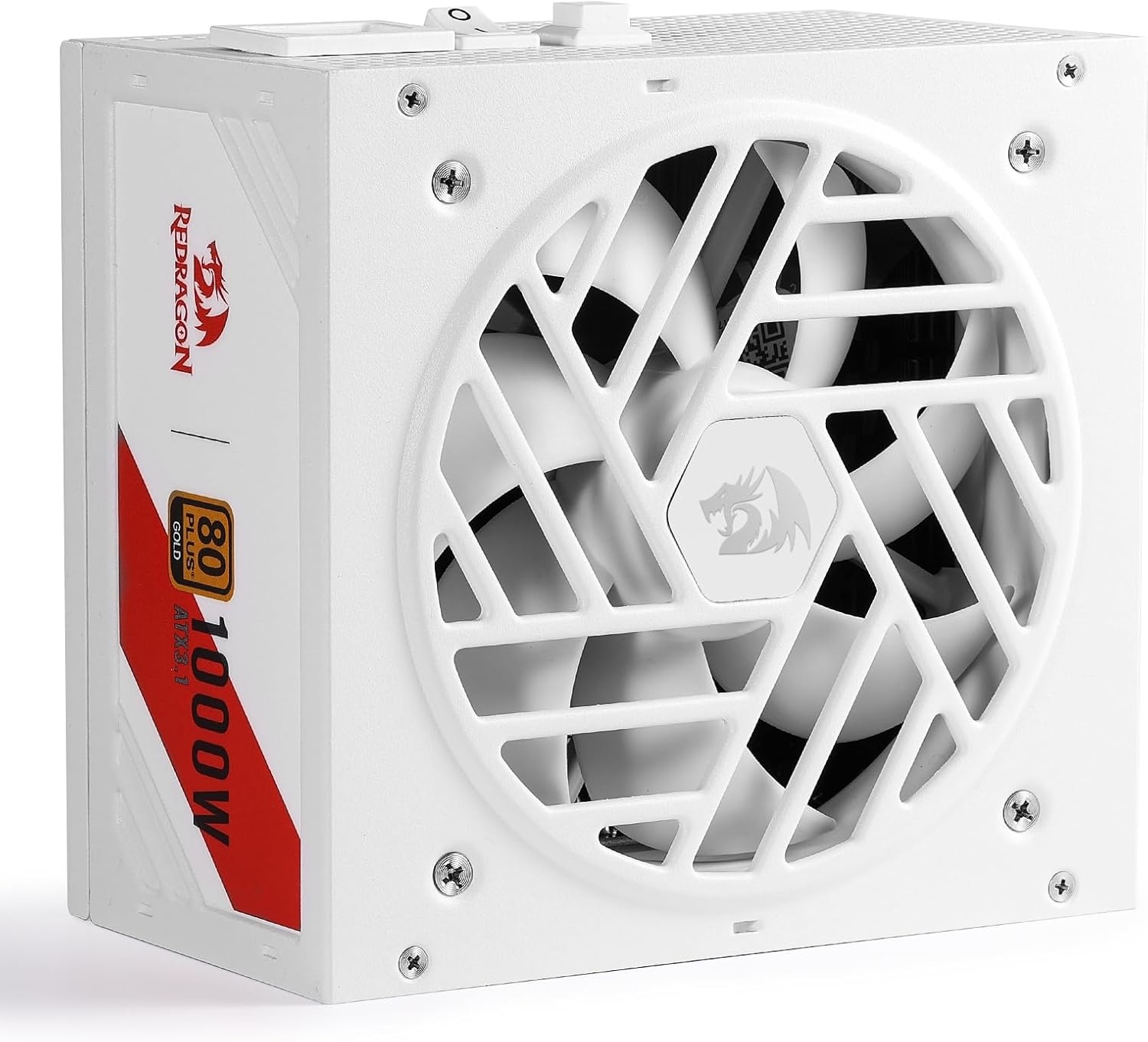 image:imageRedragon PSU017 80 Platinum 1000 Watt ATX 30 amp PCIe 50 Fully Modular Gaming Power Supply 80 Plus Certified 100 Japanese Capacitors amp Low Noise SmartECO Fan Fully Modular w12VHPWR CableATX 31 Gold WT