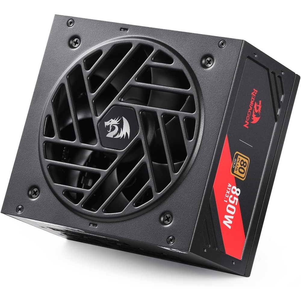 image:imageRedragon PSU017 80 Platinum 1000 Watt ATX 30 amp PCIe 50 Fully Modular Gaming Power Supply 80 Plus Certified 100 Japanese Capacitors amp Low Noise SmartECO Fan Fully Modular w12VHPWR CableATX 31 Gold BK