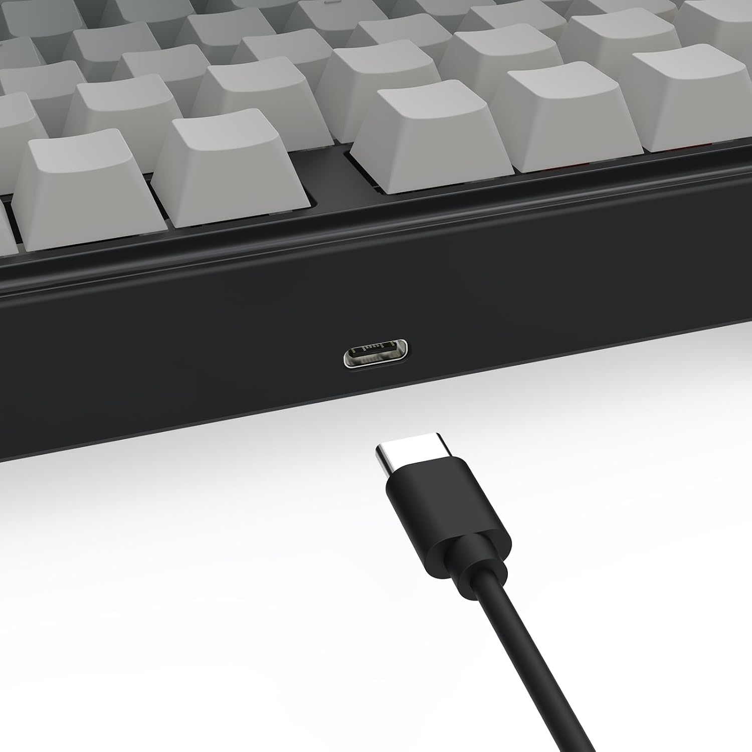 image:imageRedragon K707 PRO SE 80 Wireless Gasket RGB Gaming Keyboard 3Modes 87 Keys TKL Anime Mechanical Keyboard wHotSwap Socket DyeSub PBT Keycaps amp 5Layer Noise Dampening Custom Linear SwitchConcrete Jungle