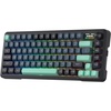 image:imageRedragon K673 PRO Wireless 81Key RGB Gasket Gaming Keyboard Scroll KnobDark Jade