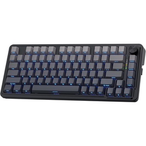 Redragon K673 PRO Wireless 81-Key RGB Gasket Gaming Keyboard, Scroll Knob(Concrete Jungle)